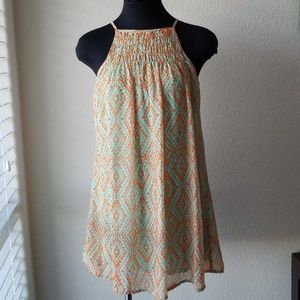 Mint and Orange Dress
